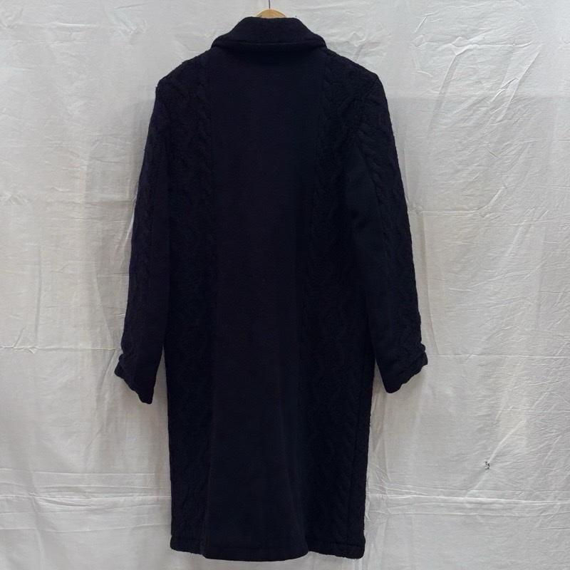 ブルーブルー BLUE BLUE コート コート一般 ケーブル ニット コート - 紺 / ネイビー / navy メンズ USED 古着 中古 50170046