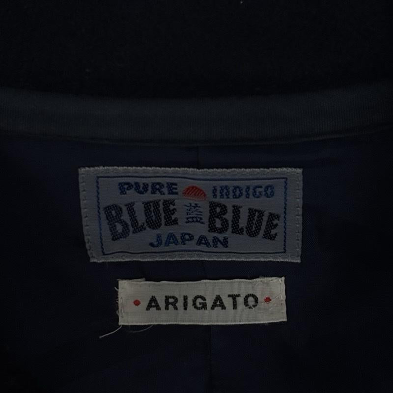 ブルーブルー BLUE BLUE コート コート一般 ケーブル ニット コート - 紺 / ネイビー / navy メンズ USED 古着 中古 50170046