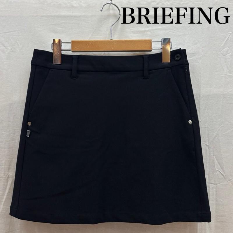 ブリーフィング BRIEFING スカート ミニスカート BRG213W31 ベーシック スカート サイドジップ ゴルフウェア M 黒 / ブラック / black レディース USED 古着 中古 50170049