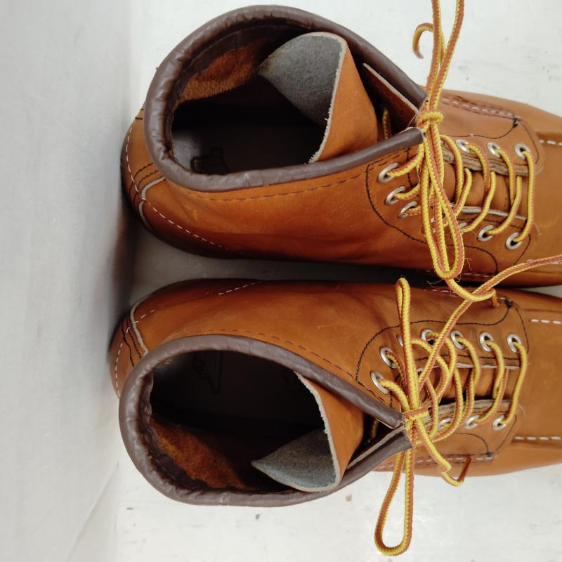 レッドウィング RED WING ブーツ エンジニアブーツ 6インチ クラシックモック Style No. 875 クレープ ソール 27.0cm 茶 / ブラウン / brown メンズ USED 古着 中古 50170053