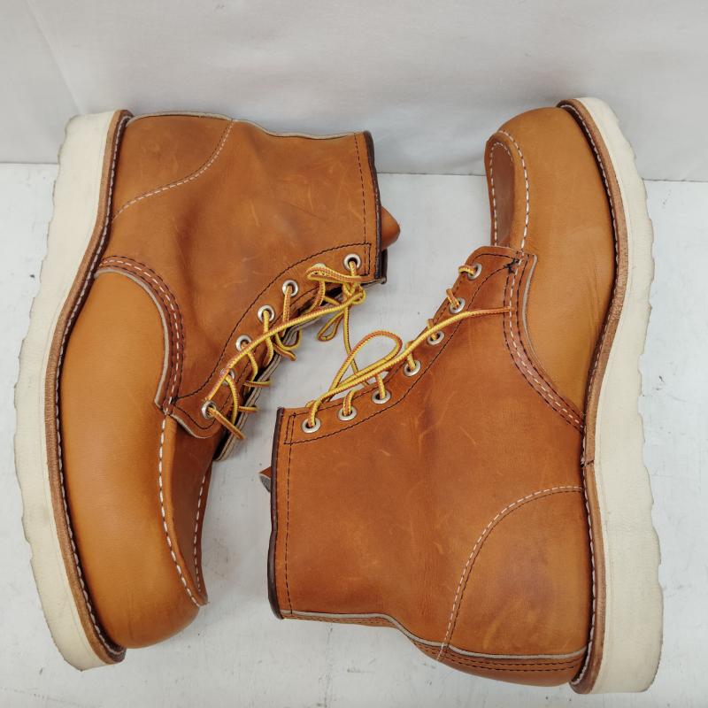 レッドウィング RED WING ブーツ エンジニアブーツ 6インチ クラシックモック Style No. 875 クレープ ソール 27.0cm 茶 / ブラウン / brown メンズ USED 古着 中古 50170053