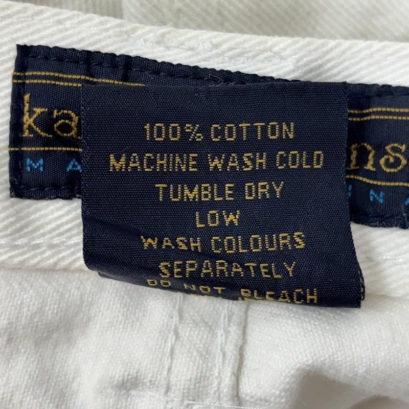 カールカナイ KARL KANI パンツ ショートパンツ 90年代 ビンテージ ショート バギー パンツ カラーデニム 90s VINTAGE 32インチ 白 / ホワイト / white メンズ USED 古着 中古 50170055