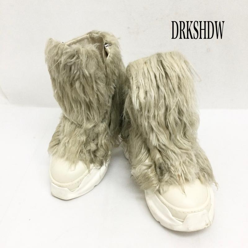 ダークシャドウ DRKSHDW スニーカー スニーカー DRKSHDW DS02B4840 ABSTRACT SNEAK サイドジップ - 白 / ホワイト / white レディース USED 古着 中古 50170057