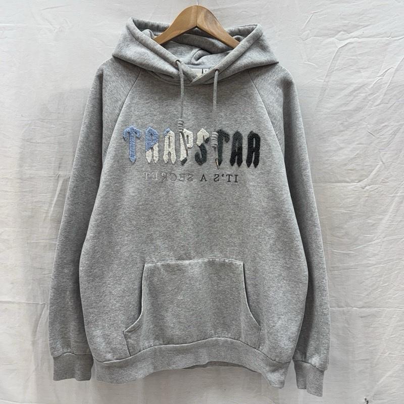 トラップスター TRAPSTAR パーカー 長袖 セットアップ スウェット プルオーバー フーディ パーカー パンツ S 灰 / グレー / gray メンズ USED 古着 中古 50170058