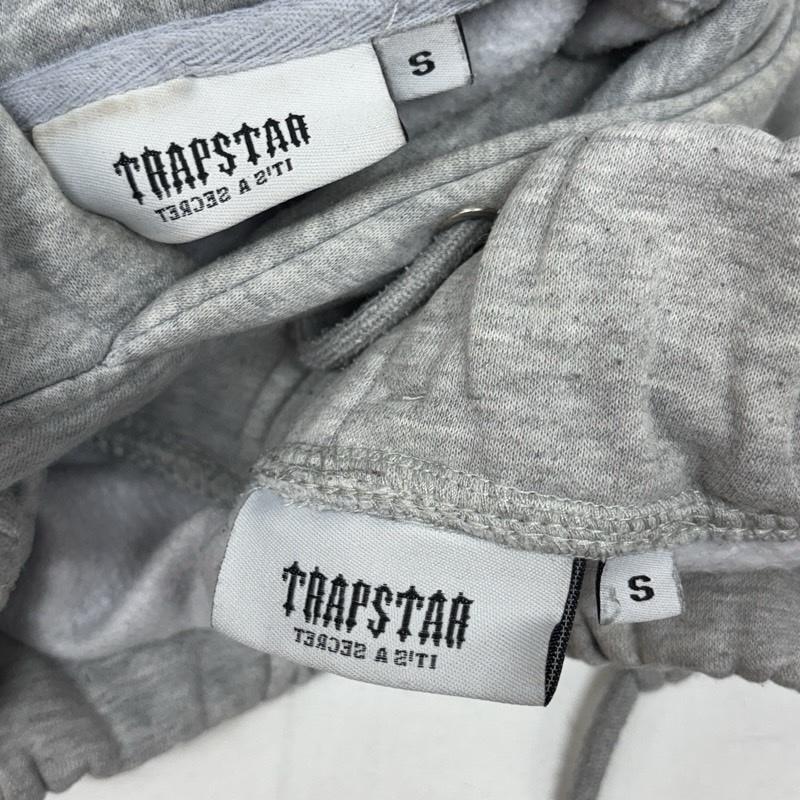 トラップスター TRAPSTAR パーカー 長袖 セットアップ スウェット プルオーバー フーディ パーカー パンツ S 灰 / グレー / gray メンズ USED 古着 中古 50170058
