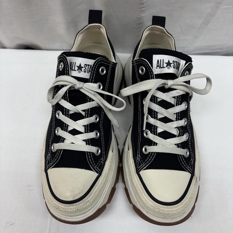 コンバース CONVERSE スニーカー スニーカー 1SD664 TREKWAVE OX トレックウェ－ブ 厚底 ローカット スニーカー 26.5cm 黒 / ブラック / black メンズ USED 古着 中古 50170060