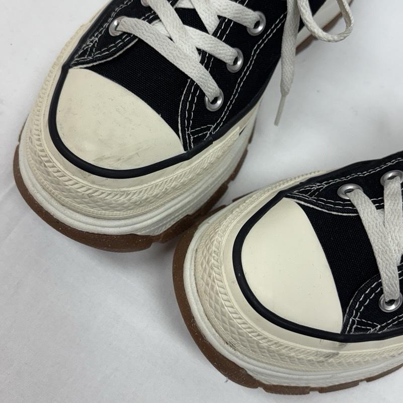 コンバース CONVERSE スニーカー スニーカー 1SD664 TREKWAVE OX トレックウェ－ブ 厚底 ローカット スニーカー 26.5cm 黒 / ブラック / black メンズ USED 古着 中古 50170060