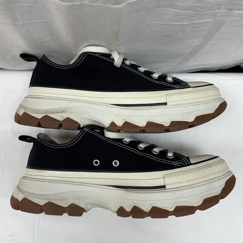 コンバース CONVERSE スニーカー スニーカー 1SD664 TREKWAVE OX トレックウェ－ブ 厚底 ローカット スニーカー 26.5cm 黒 / ブラック / black メンズ USED 古着 中古 50170060