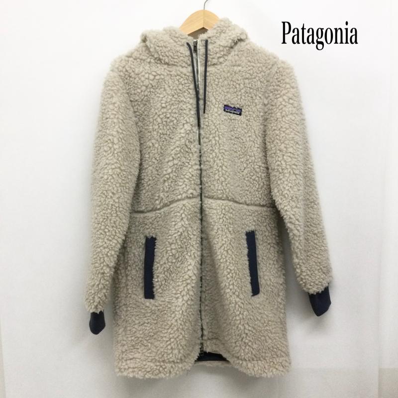 パタゴニア patagonia ジャケット、上着 ジャンパー、ブルゾン パタゴニア Patagonia ダスティ メサ パーカ ボア フリース ジャケット Dusty mesa parka 25115 S 無地 アイボリー / アイボリー / レディース USED 古着 中古 50170061