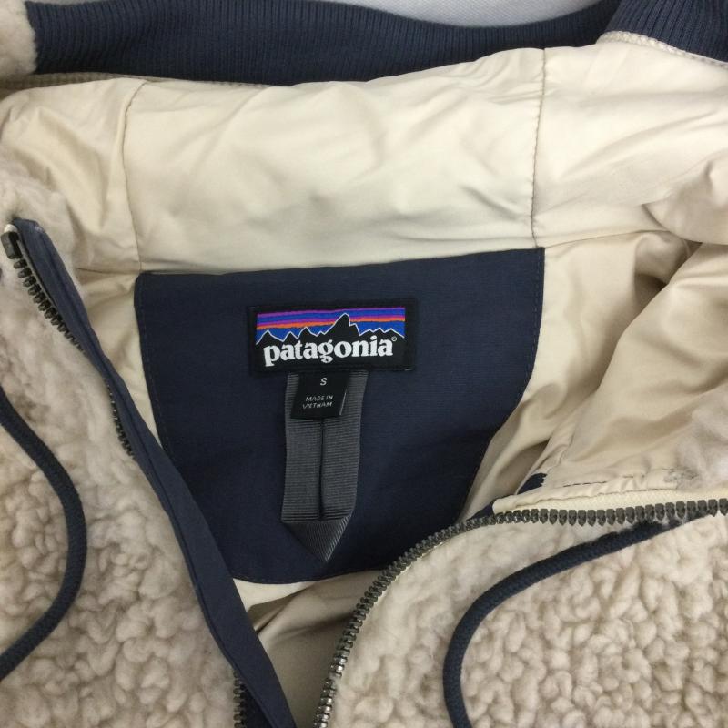 パタゴニア patagonia ジャケット、上着 ジャンパー、ブルゾン パタゴニア Patagonia ダスティ メサ パーカ ボア フリース ジャケット Dusty mesa parka 25115 S 無地 アイボリー / アイボリー / レディース USED 古着 中古 50170061