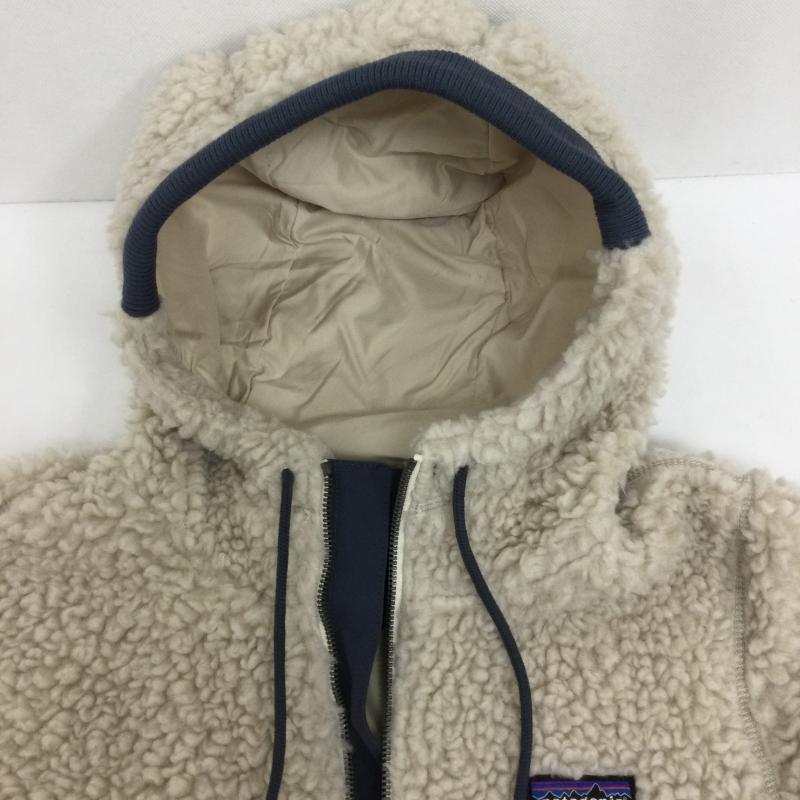 パタゴニア patagonia ジャケット、上着 ジャンパー、ブルゾン パタゴニア Patagonia ダスティ メサ パーカ ボア フリース ジャケット Dusty mesa parka 25115 S 無地 アイボリー / アイボリー / レディース USED 古着 中古 50170061