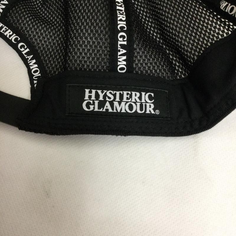 ヒステリックグラマー HYSTERIC GLAMOUR 帽子 キャップ hysteric glamour 0223QH03 メッシュキャップ FREE キャラクター 白 / ホワイト / white X 黒 / ブラック / black メンズ USED 古着 中古 50170062