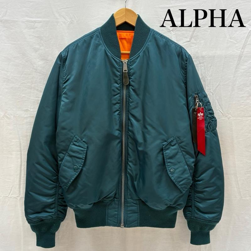 アルファ インダストリー Alpha Industries ジャケット、上着 フライトジャケット ナイロン フライト ボンバー ジャケット ミリタリー 0615-00-573-8336 M メンズ USED 古着 中古 50170065