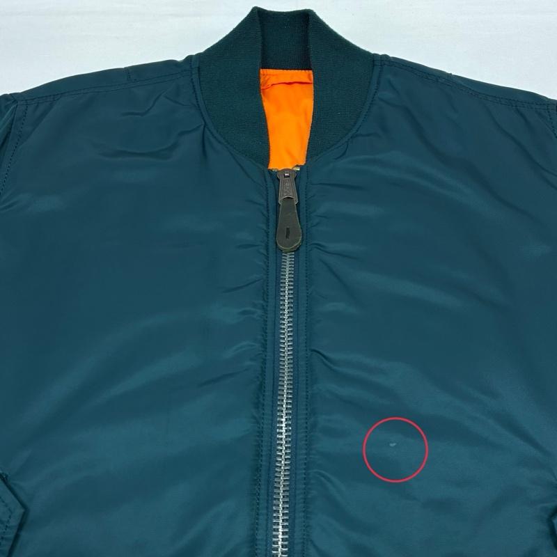 アルファ インダストリー Alpha Industries ジャケット、上着 フライトジャケット ナイロン フライト ボンバー ジャケット ミリタリー 0615-00-573-8336 M メンズ USED 古着 中古 50170065