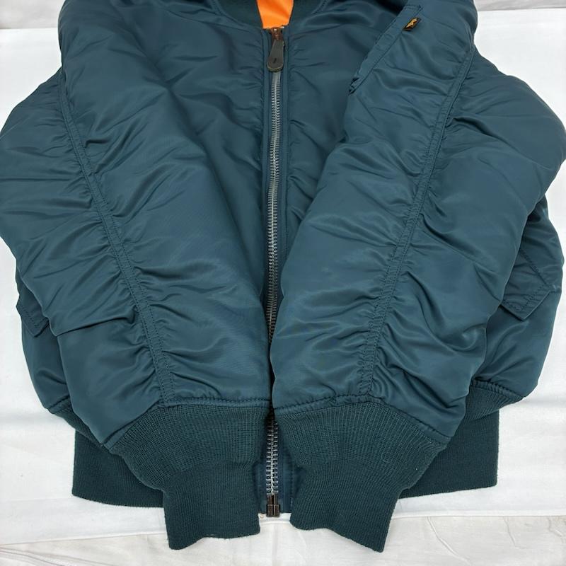 アルファ インダストリー Alpha Industries ジャケット、上着 フライトジャケット ナイロン フライト ボンバー ジャケット ミリタリー 0615-00-573-8336 M メンズ USED 古着 中古 50170065