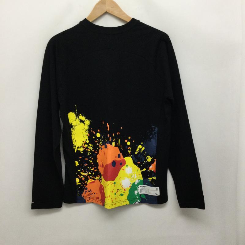 ウノピュウノウグァーレトレリラックス 1piu1uguale3 RELAX Tシャツ 長袖 1piu1uguale3 ロンT S プリント 黒 / ブラック / black メンズ USED 古着 中古 50170066