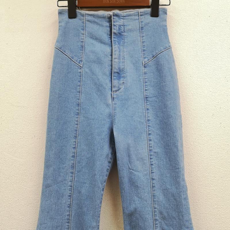 スナイデル SNIDEL パンツ デニム、ジーンズ 24SS ハイウエスト ストレッチ フレア デニム パンツ SWFP244034 0 インディゴ / インディゴ / Indigo レディース USED 古着 中古 50170071