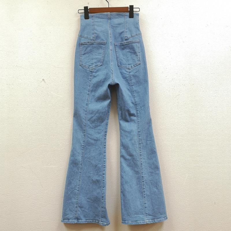 スナイデル SNIDEL パンツ デニム、ジーンズ 24SS ハイウエスト ストレッチ フレア デニム パンツ SWFP244034 0 インディゴ / インディゴ / Indigo レディース USED 古着 中古 50170071