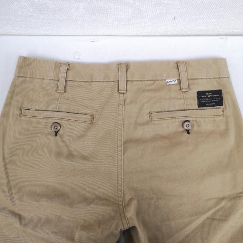 リーバイストラウスアンドコー Levi Strauss & co. パンツ チノパン XX CHINO スタンダード ストレート チノ パンツ 31インチ ベージュ / ベージュ / beige メンズ USED 古着 中古 50170076