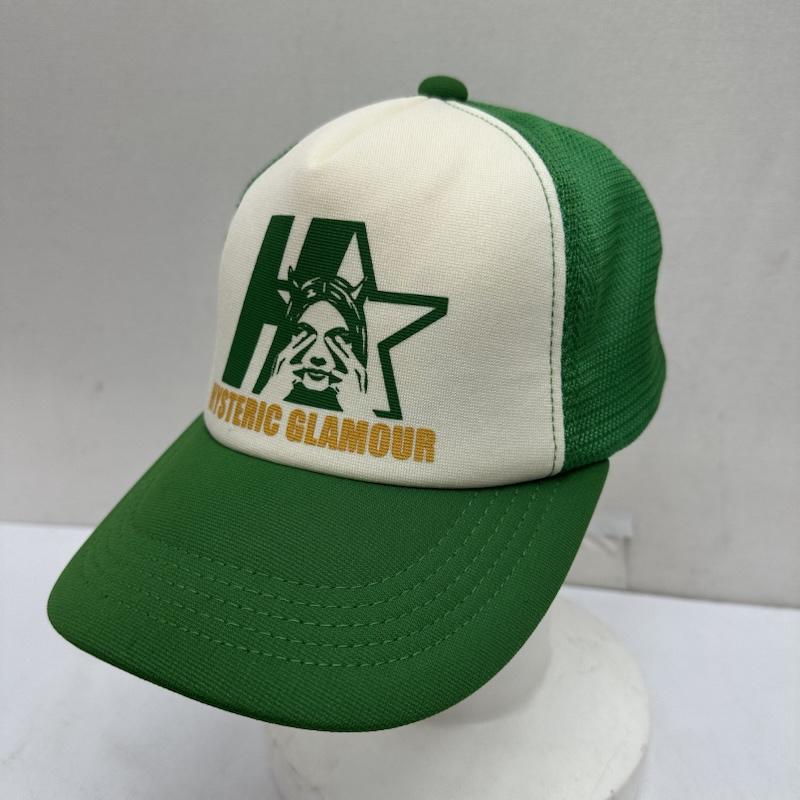 ヒステリックグラマー HYSTERIC GLAMOUR 帽子 キャップ Star Evil Mesh Cap メッシュ トラッカー キャップ 02243QH02 - 緑 / グリーン / green メンズ USED 古着 中古 50170077