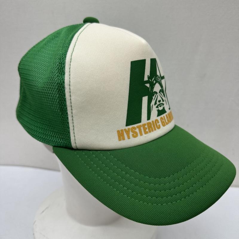 ヒステリックグラマー HYSTERIC GLAMOUR 帽子 キャップ Star Evil Mesh Cap メッシュ トラッカー キャップ 02243QH02 - 緑 / グリーン / green メンズ USED 古着 中古 50170077
