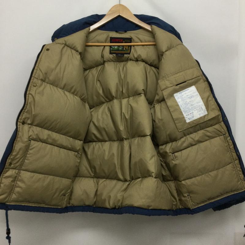 エドウィン EDWIN ジャケット、上着 ダウンジャケット EDWIN outdoor clothing ダウンジャケット E634-0208 L 無地 青 / ブルー / blue メンズ USED 古着 中古 50170079