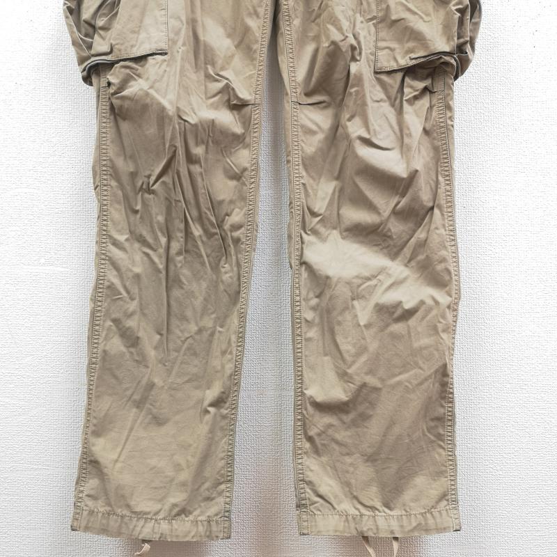 アベイシングエイプ A BATHING APE パンツ ワークパンツ、ペインターパンツ 6ポケット ロゴ ミリタリー カーゴ パンツ 001PTB301012X L ベージュ / ベージュ / beige メンズ USED 古着 中古 50170080