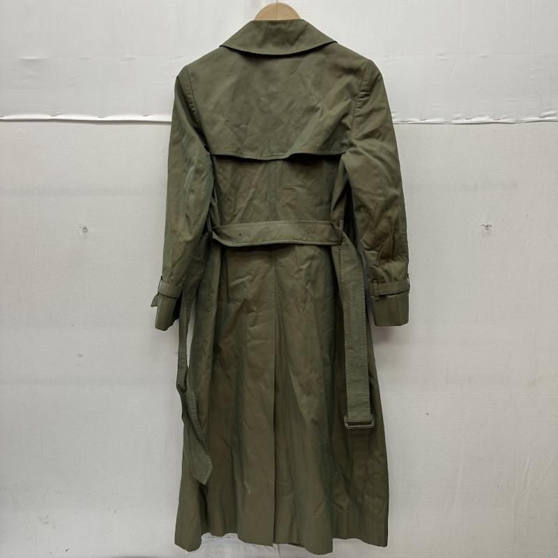 バーバリー BURBERRY コート トレンチコート 90s 白タグ ノバチェック 玉虫色 トレンチ コート FD081-039-79 - カーキ / カーキ / khaki レディース USED 古着 中古 50170082