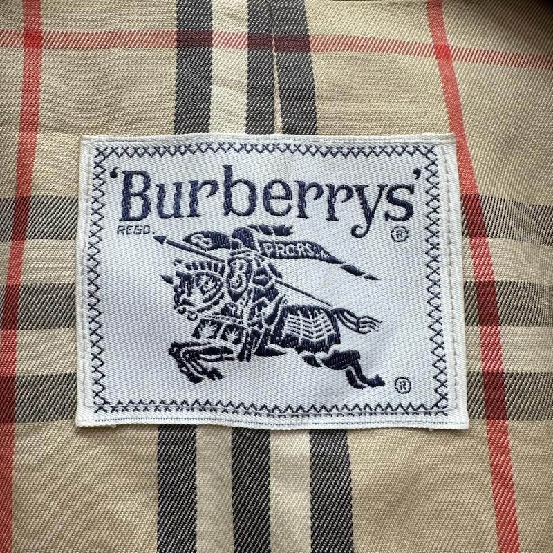 バーバリー BURBERRY コート トレンチコート 90s 白タグ ノバチェック 玉虫色 トレンチ コート FD081-039-79 - カーキ / カーキ / khaki レディース USED 古着 中古 50170082