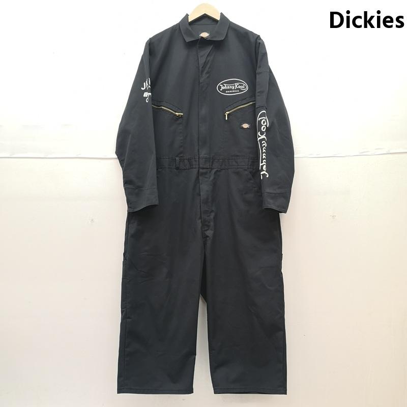 ディッキーズ Dickies サロペット・オーバーオール サロペット、オーバーオール JOHNNY KOOL 長袖 ツナギ デラックス カバーオール 48799 L 黒 / ブラック / black メンズ USED 古着 中古 50170085