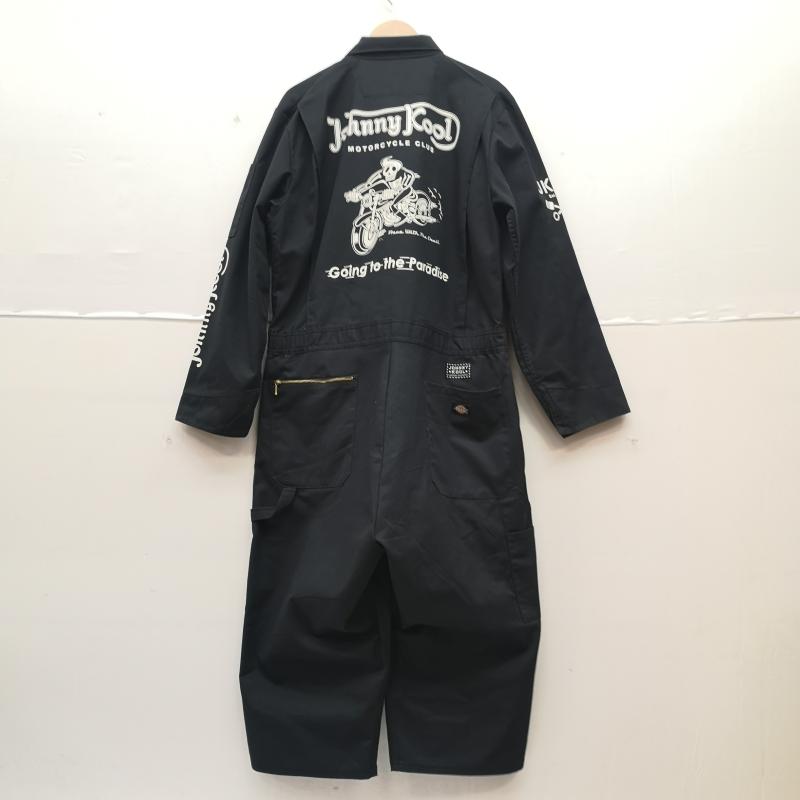ディッキーズ Dickies サロペット・オーバーオール サロペット、オーバーオール JOHNNY KOOL 長袖 ツナギ デラックス カバーオール 48799 L 黒 / ブラック / black メンズ USED 古着 中古 50170085
