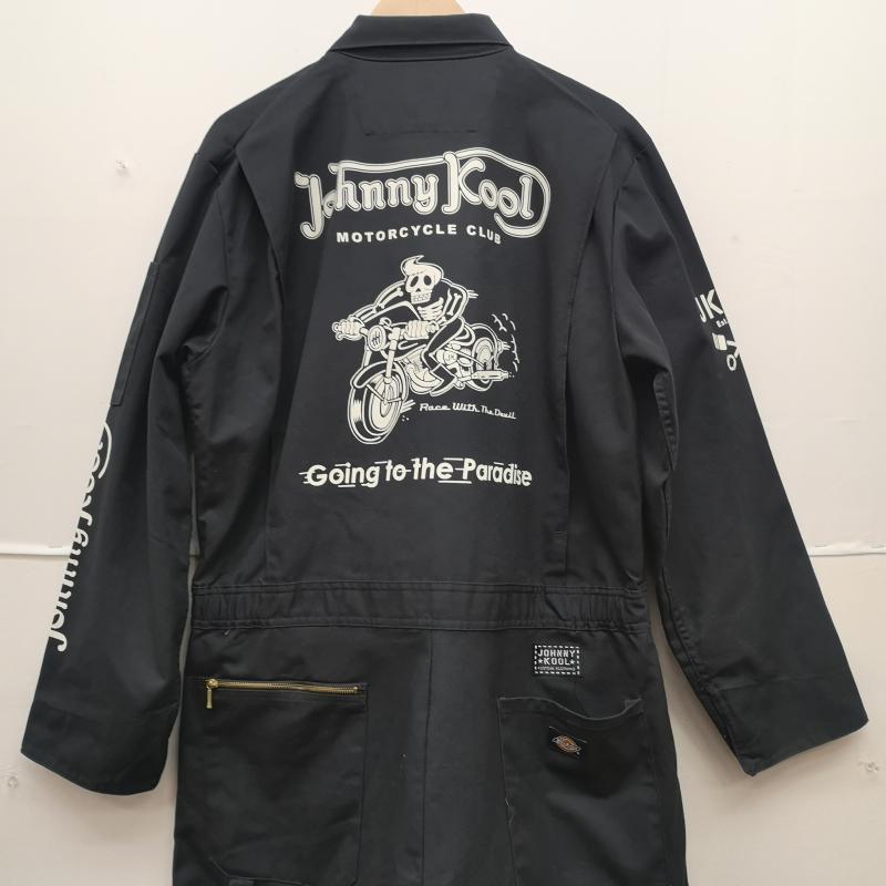 ディッキーズ Dickies サロペット・オーバーオール サロペット、オーバーオール JOHNNY KOOL 長袖 ツナギ デラックス カバーオール 48799 L 黒 / ブラック / black メンズ USED 古着 中古 50170085