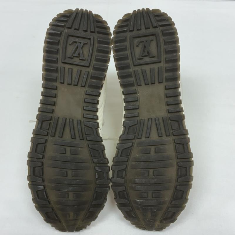 ルイヴィトン LOUIS VUITTON スニーカー スニーカー Run Away Sneaker ランアウェイ ライン スニーカー 1A4XNL モノグラム キャンバス カーフレザー 24.5cm レディース USED 古着 中古 50170086