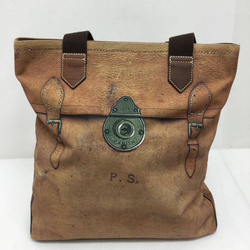 ポールスミス Paul Smith トートバッグ トートバッグ paul smith トロンプ ルイユ　トートバッグ - プリント 茶 / ブラウン / brown メンズ USED 古着 中古 50170087