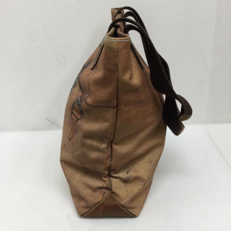 ポールスミス Paul Smith トートバッグ トートバッグ paul smith トロンプ ルイユ　トートバッグ - プリント 茶 / ブラウン / brown メンズ USED 古着 中古 50170087