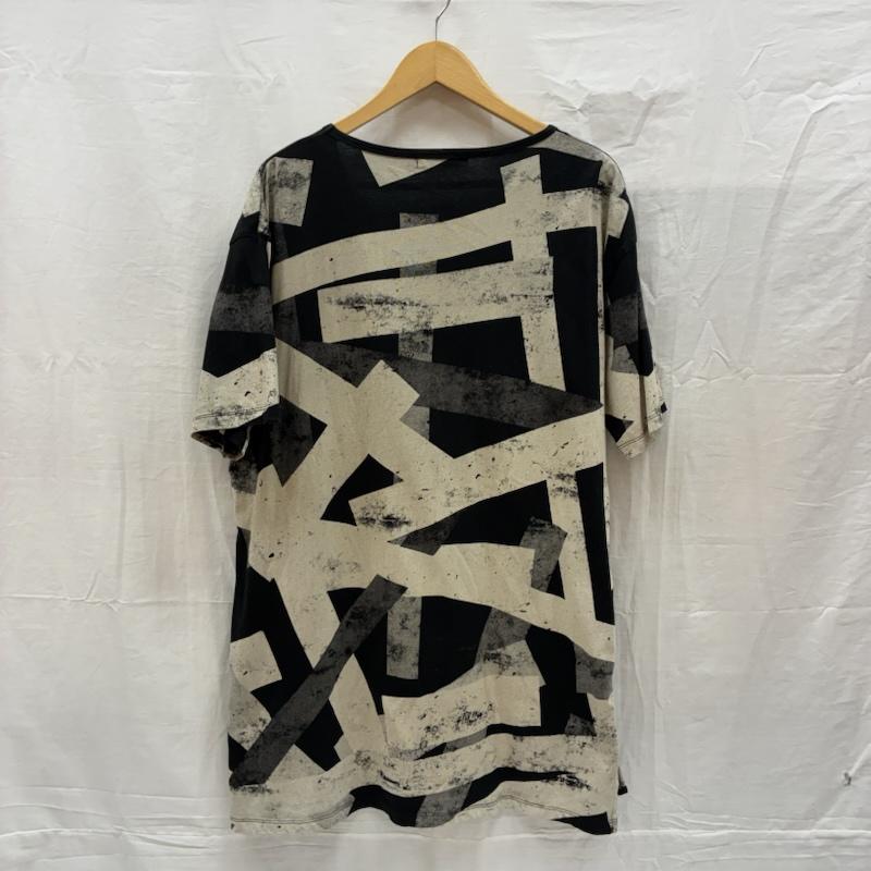 シウ゛ァーライズ CIVARIZE Tシャツ 半袖 クロス 十字架 フルグラフィック 総柄 カットソー Tシャツ V系 Y2K 46 メンズ USED 古着 中古 50170090