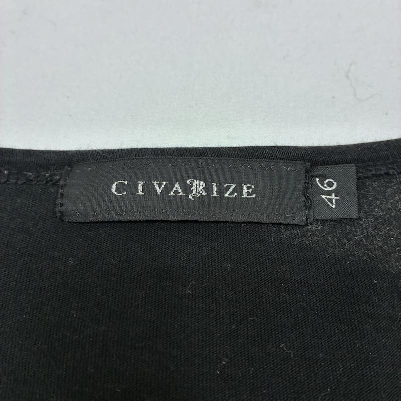 シウ゛ァーライズ CIVARIZE Tシャツ 半袖 クロス 十字架 フルグラフィック 総柄 カットソー Tシャツ V系 Y2K 46 メンズ USED 古着 中古 50170090