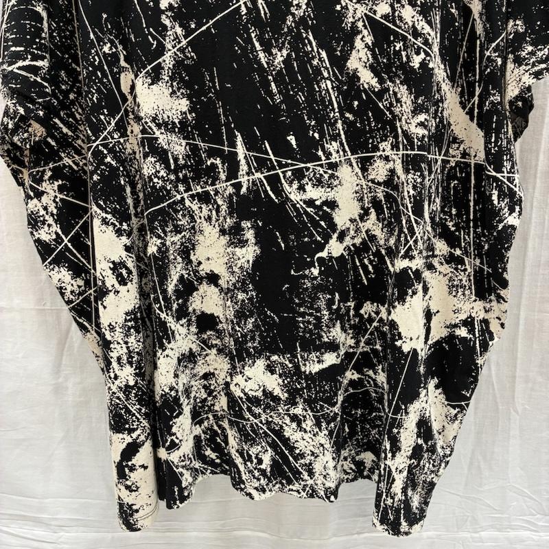 シウ゛ァーライズ CIVARIZE Tシャツ 半袖 スプラッター フルグラフィック 総柄 変形 オーバーサイズ カットソー Tシャツ V系 Y2K FREE メンズ USED 古着 中古 50170092