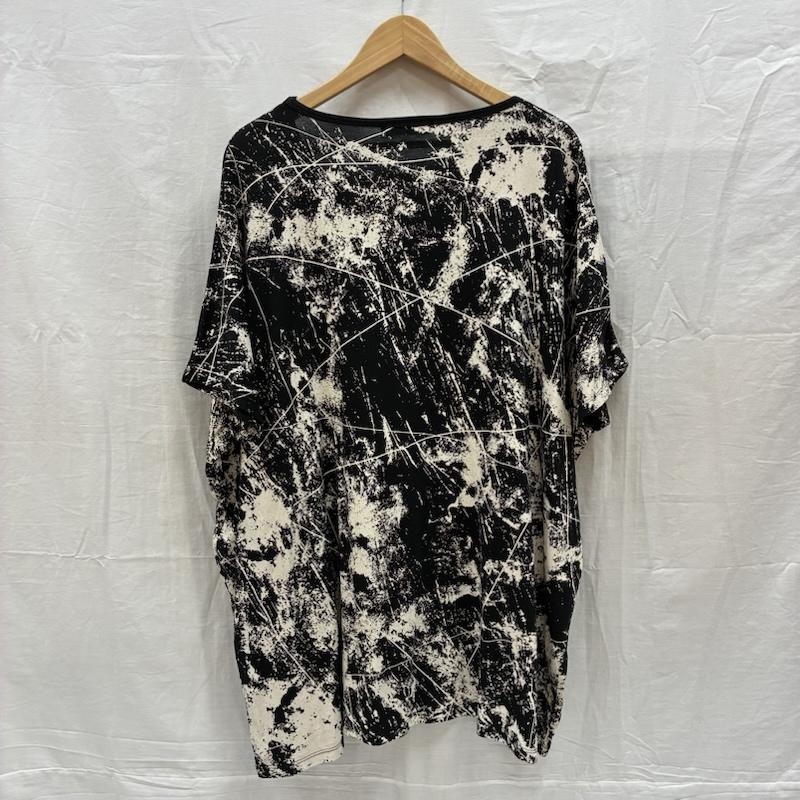 シウ゛ァーライズ CIVARIZE Tシャツ 半袖 スプラッター フルグラフィック 総柄 変形 オーバーサイズ カットソー Tシャツ V系 Y2K FREE メンズ USED 古着 中古 50170092