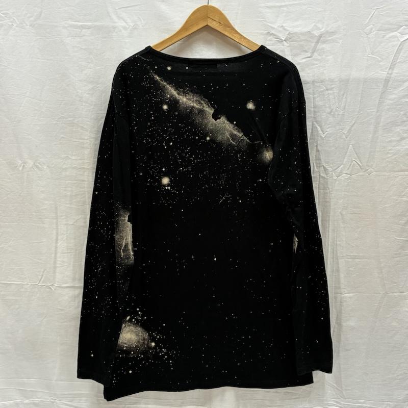 シウ゛ァーライズ CIVARIZE Tシャツ 長袖 六芒星 有刺鉄線 グラフィック ブリーチ カットソー ロングスリーブ Tシャツ V系 Y2K 44 メンズ USED 古着 中古 50170094