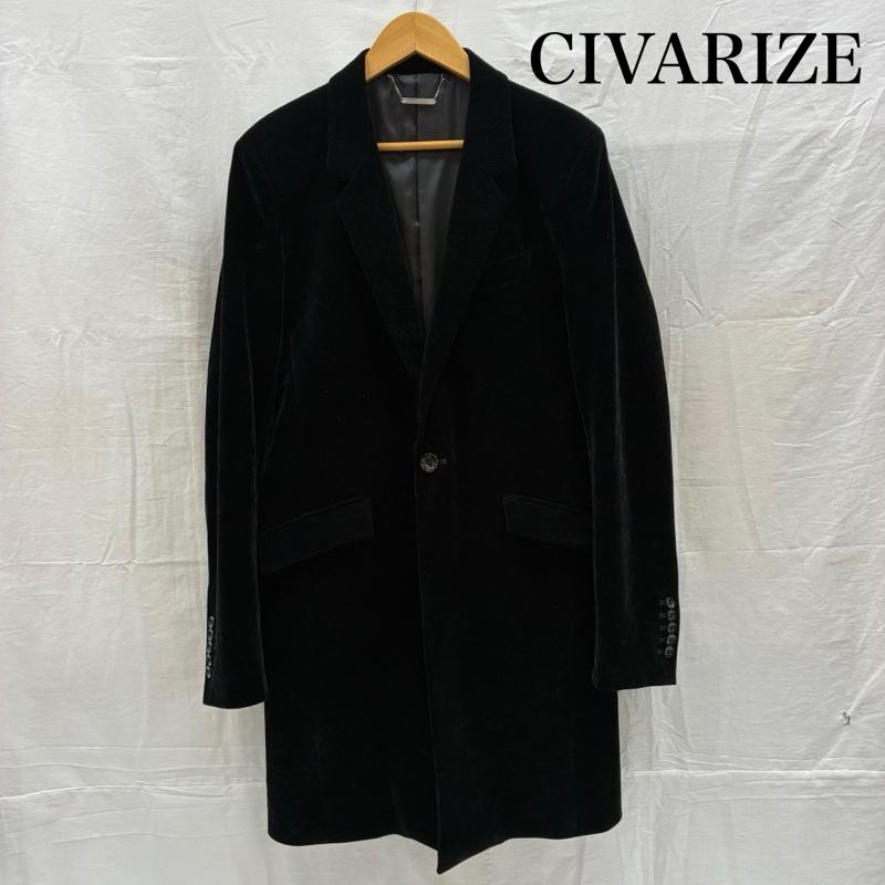 シウ゛ァーライズ CIVARIZE コート コート一般 ベルベット ベロア ロング チェスター コート V系 Y2K 48 メンズ USED 古着 中古 50170096