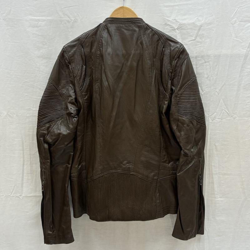 ゴア goa ジャケット、上着 レザージャケット OLD ARCHIVE ピッグ スキン レザー ジャケット ダブルジップ シングル モト ライダース Y2K - レディース USED 古着 中古 50170100