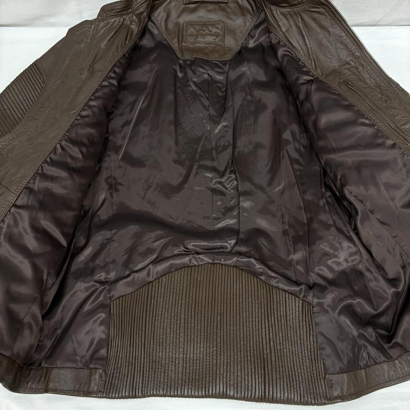 ゴア goa ジャケット、上着 レザージャケット OLD ARCHIVE ピッグ スキン レザー ジャケット ダブルジップ シングル モト ライダース Y2K - レディース USED 古着 中古 50170100