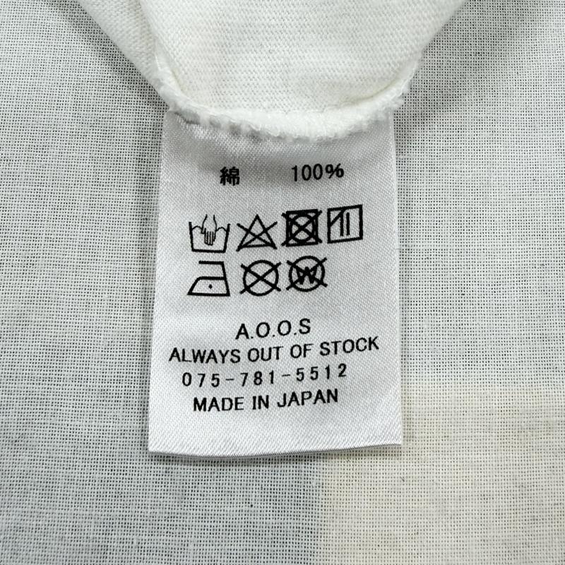 オールウェイズ アウト オブ ストック ALWAYS OUT OF STOCK Tシャツ 長袖 ストリート APPRECIATE ロゴ 両面プリント 長袖 Tシャツ ロンT XL ロゴ、文字 X プリント 白 / ホワイト / white X マルチカラー / マルチカラー / multicolor メンズ USED 古着 中古 50170101
