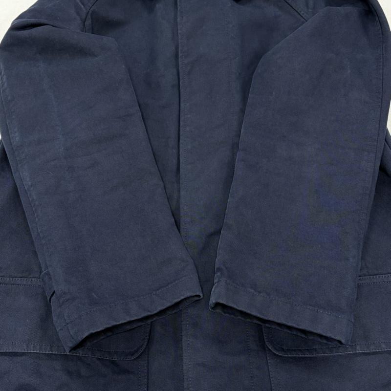 アーペーセー A.P.C. コート コート一般 ステンカラーコート スプリング マックコート ラグランスリーブ フラップポケット S 無地 紺 / ネイビー / navy メンズ USED 古着 中古 50170104