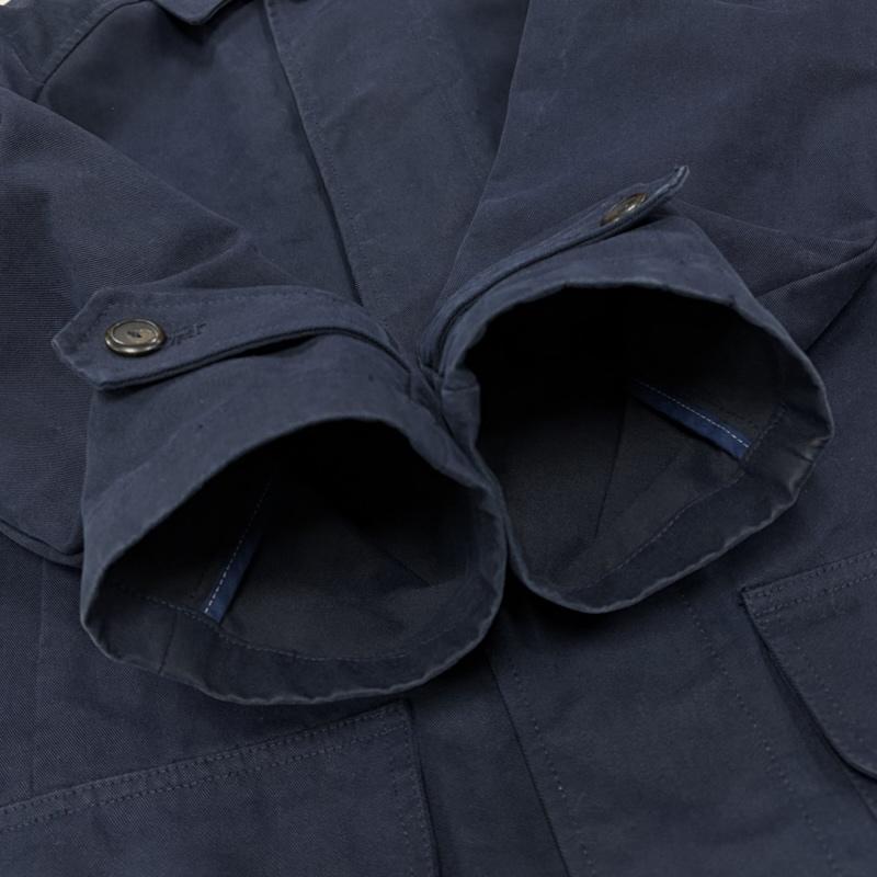 アーペーセー A.P.C. コート コート一般 ステンカラーコート スプリング マックコート ラグランスリーブ フラップポケット S 無地 紺 / ネイビー / navy メンズ USED 古着 中古 50170104