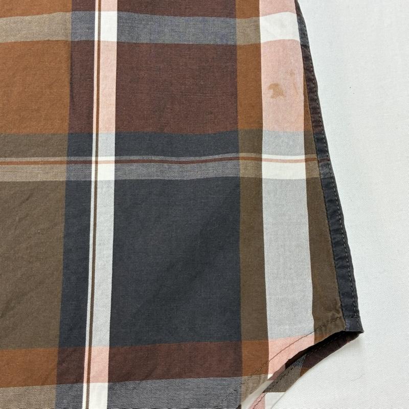 ヴィヴィアンウエストウッドマン Vivienne Westwood MAN シャツ、ブラウス 長袖 オーブ 刺繍 ロングスリーブ チェック シャツ 46 メンズ USED 古着 中古 50170112