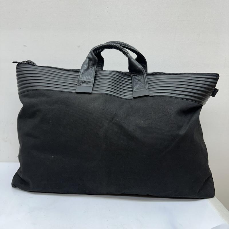 イッセイミヤケ ISSEY MIYAKE ボストンバッグ ボストンバッグ ヴィンテージ アーカイブ ラバー 切替 キャンバス ラージ ハンド バッグ ボストンバッグ - 黒 / ブラック / black メンズ USED 古着 中古 50170115