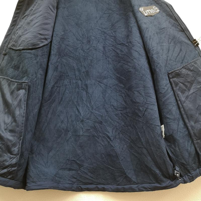 エディーバウアー Eddie Bauer ジャケット、上着 ジャンパー、ブルゾン リップストップ ストレッチ ソフト シェル ジャケット EB544 XL 紺 / ネイビー / navy メンズ USED 古着 中古 50170120