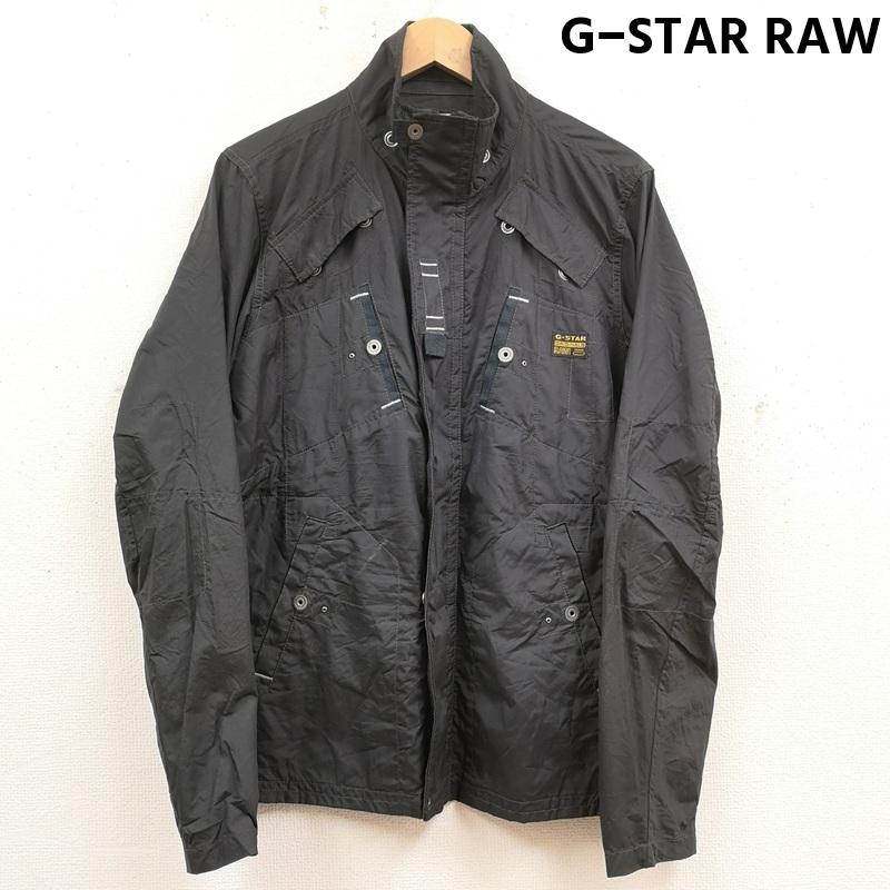ジースターロゥ G-STAR RAW ジャケット、上着 ジャンパー、ブルゾン マルチポケット 仕様 ミリタリー テクニカル ナイロン ジャケット M 黒 / ブラック / black メンズ USED 古着 中古 50170123
